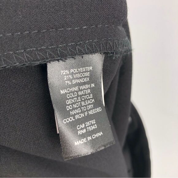 CYNTHIA ROWLEY Black Ankle Trouser Size 10 - Picture 6 of 6